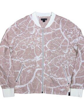 Rudsak Luxury Light Jacket Bomber Ultra Lightweight Pink Womens Large